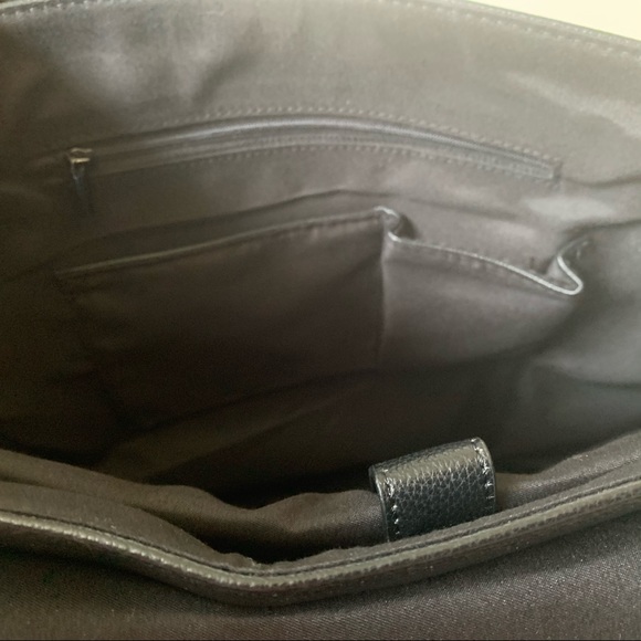 Call It Spring Faux Leather Black Laptop Bag NWT - Picture 7 of 8